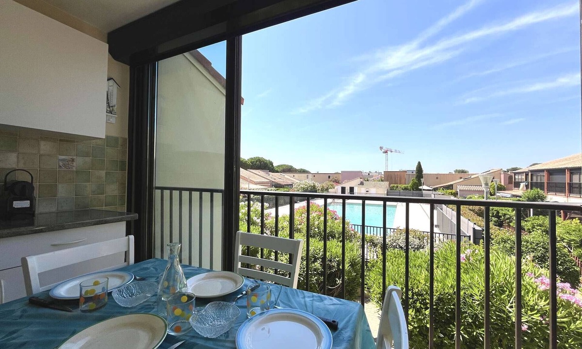 Gruissan Apartment | Studio Cabin With Pool & Parking - Gruissan