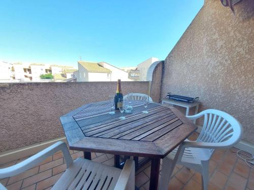 Marseillan Plage Apartment | Studio cabine 4 pers, parking privé et piscine - FR-1-326-774