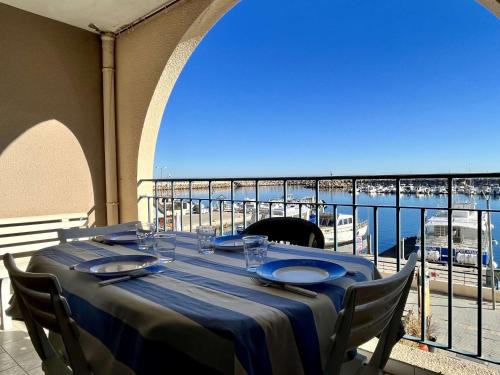 Plage d'Argeles Apartment | Studio cabine avec vue sur le port 4 couchages - AR240-112