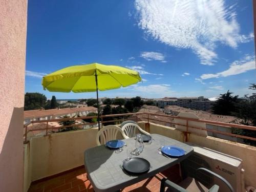 Sete Apartment | Studio cabine climatisé avec terrasse et parking à 500m de la plage de Sète - FR-1-338-144
