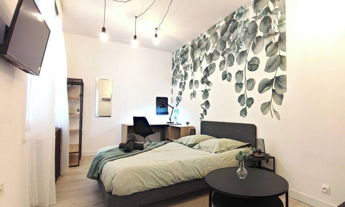 Roubaix Apartment | Studio calme vue sur jardin - Bail Mobilité