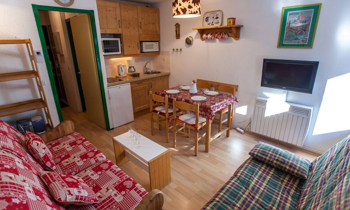 Chamonix City Centre Apartment | Studio Chamonix 20m², 4 pers, balcony, parking