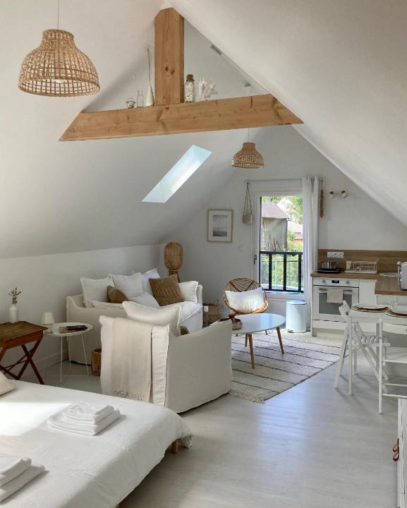 Lancieux Apartment | Studio cosy avec coin jardin