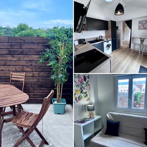 Lisieux Apartment | Studio cosy avec terrasse - proche centre & gare