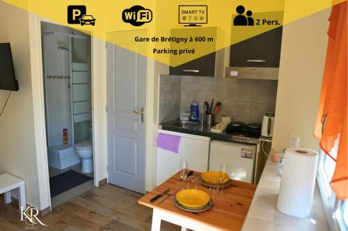 Bretigny-sur-Orge Apartment | Studio cosy & bien équipé