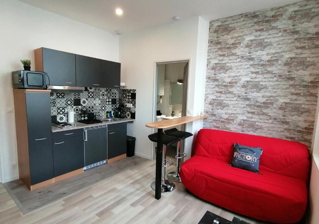 Tonneins Apartment | Studio cosy Brick Home Gare à 100m
