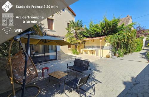 Stains Apartment | Studio cosy et lumineux proche Paris et Stade de France