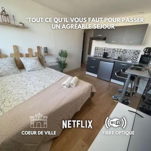 Centre Ville Apartment | Studio cosy rue Alexander Taylor, Wifi, 2 pers