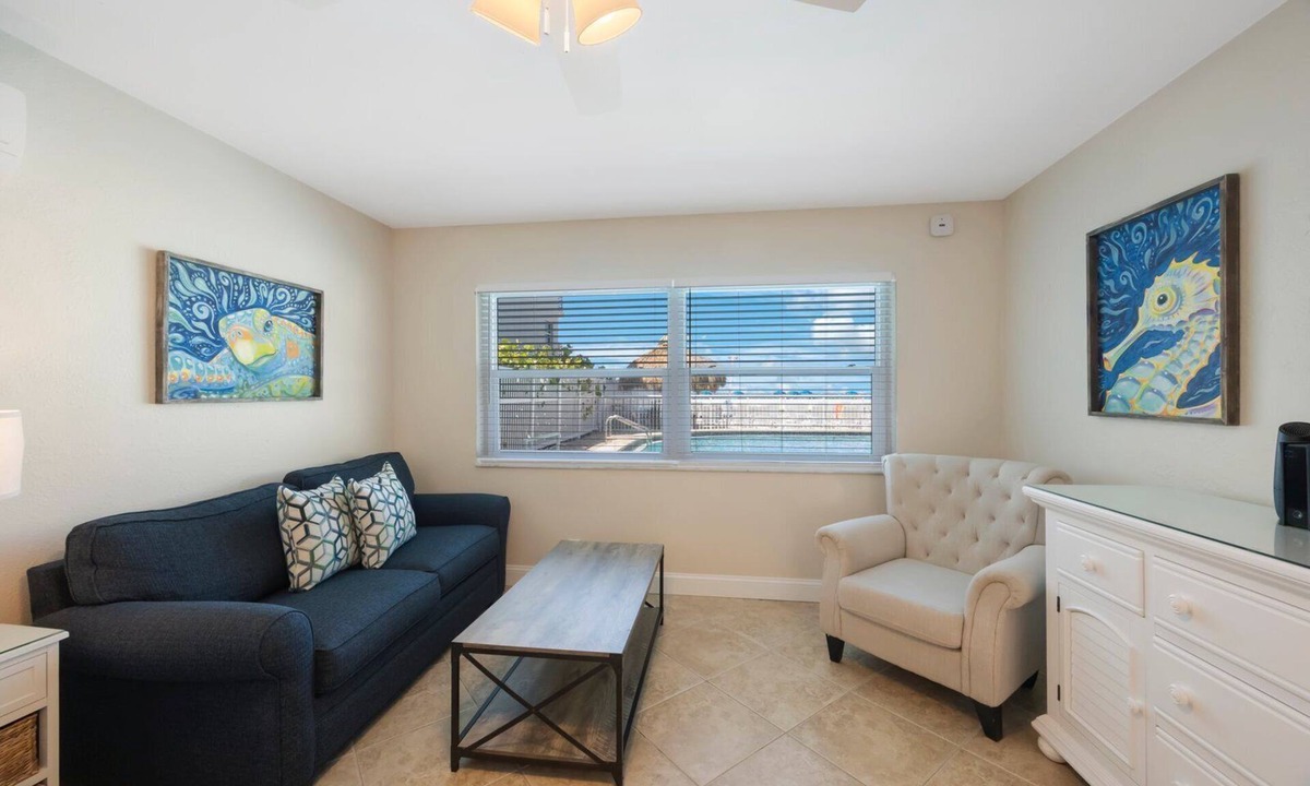 Madeira Beach Condo | Studio Efficiency Ground Floor - Surf Song #116