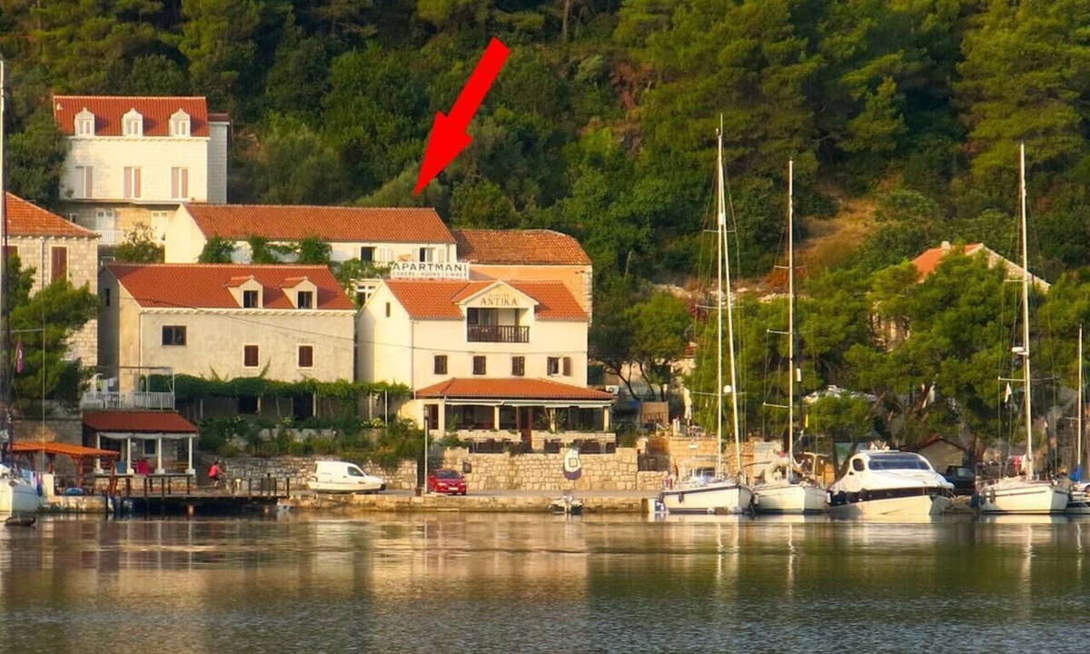 Polace Apartment | Studio flat with balcony and sea view Polače, Mljet (AS-16296-a)