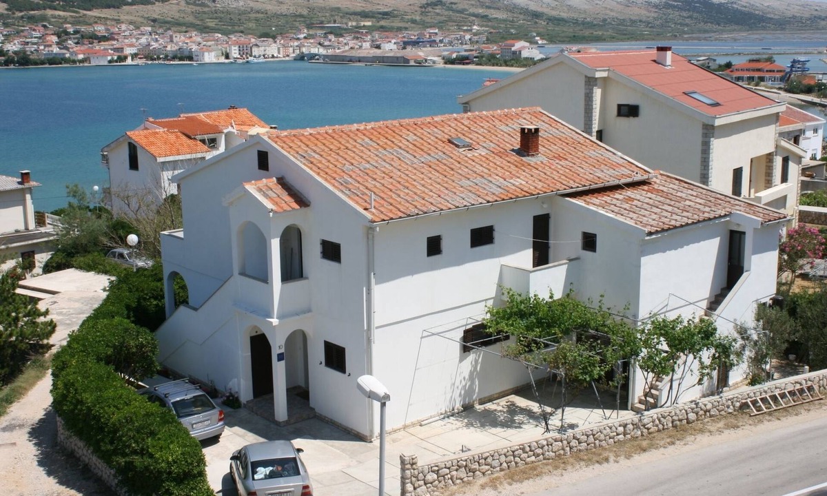 Pag Apartment | Studio flat with balcony and sea view Pag (AS-6383-a)
