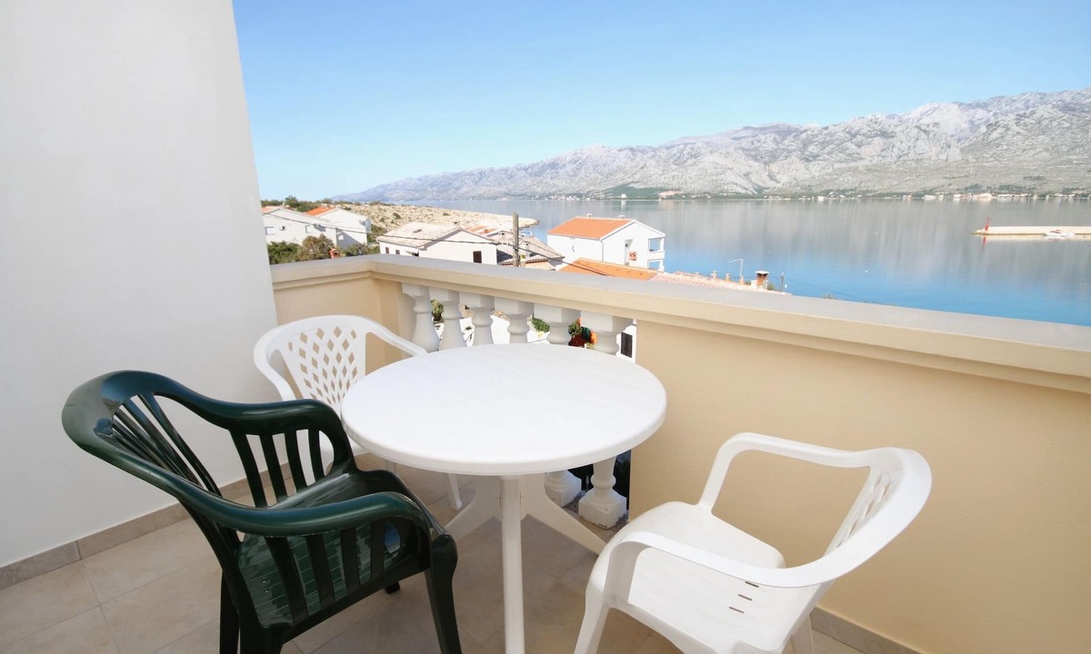 Vinjerac Apartment | Studio flat with terrace and sea view Vinjerac, Zadar (AS-3248-j)