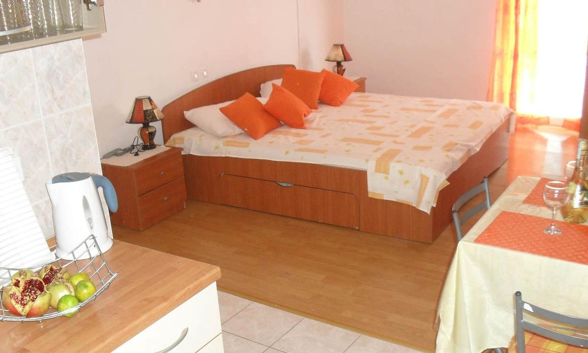 Stankovici Apartment | Studio flat with terrace and sea view Orebić, Pelješac (AS-648-a)