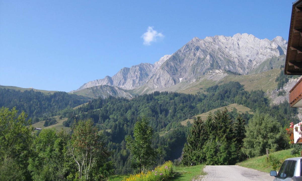La Giettaz Apartment | Studio in chalet, nice view, quiet, Col des Aravis