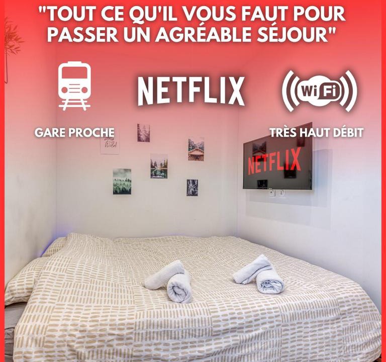 Parilly Apartment | Studio Le Saphir NEUF & Cosy - Gare Parilly