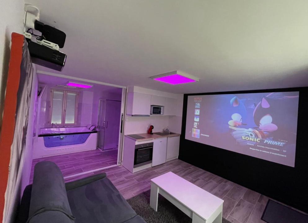 Charny Apartment | Studio Love Room spa 2 places et cinéma