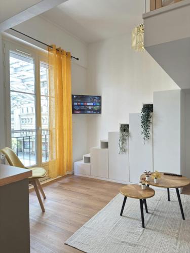 Sainte-Anne - Faubourg Noyon Apartment | Studio Mezzanine Cozy - 2 pers - Gare & Centre