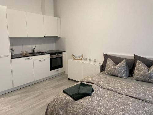 Raterschen Apartment | Studio mit eigener Dusche und Küchenzeile