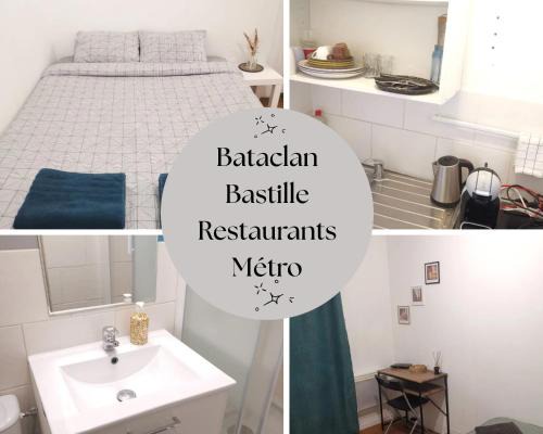 Quartier de la Folie-Mericourt Apartment | Studio Paris 11 Bien situé et fonctionnel