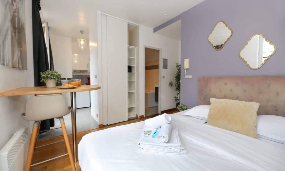Jardin des plantes Apartment | Studio Paris 5 Jardin des Plantes, quartier animé
