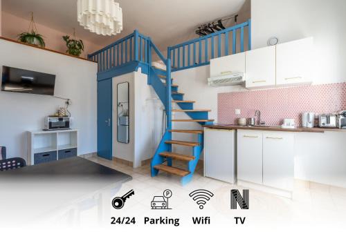 Tours Apartment | Studio Pop, calme, lumineux, parking privé devant