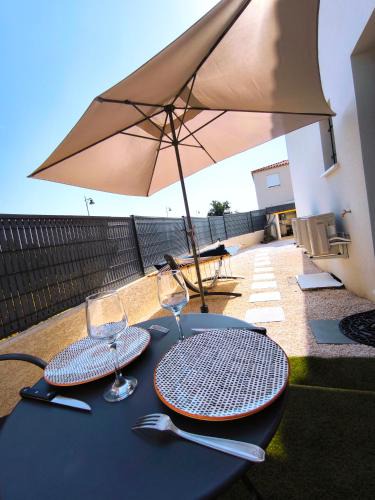 Pomerols Apartment | studio terrasse standing proche plage