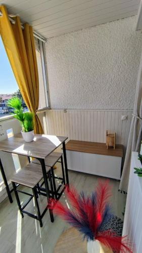 Le Barcares Apartment | Studio vue Panoramique Etang & Montagne