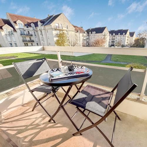 Margny-les-Compiegne Apartment | Studio Wi-Fi et balcon, très bien situé