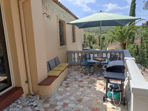 Biot Apartment | Studio with garden and pool