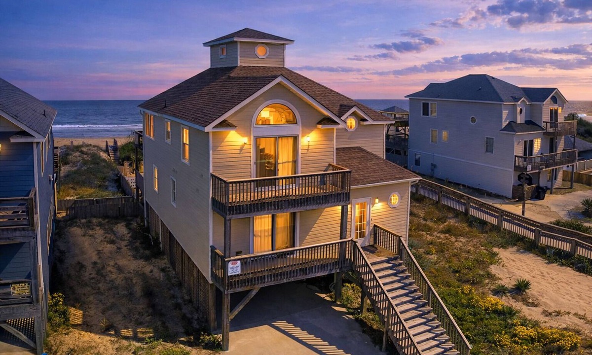 South Nags Head House | Stunning 7-Bedroom Oceanfront Home in South Nags Head with Private Pool.