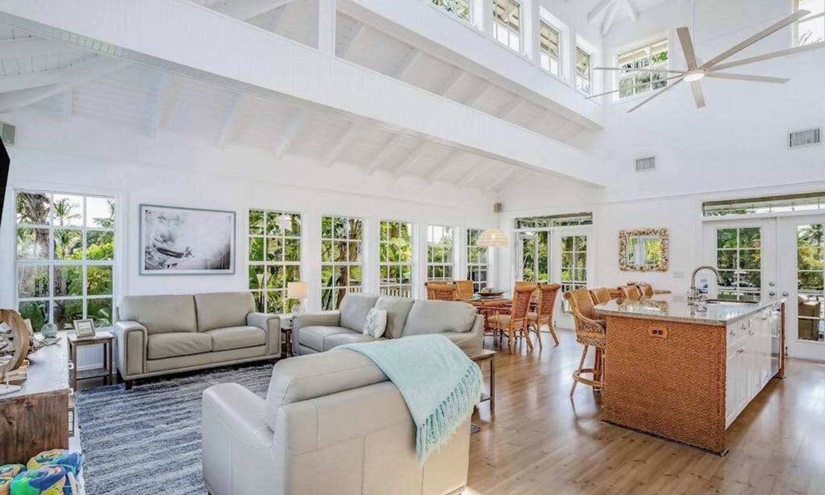 Bokeelia House | Stunning canal-front home with pools, AC, W/D & hammock