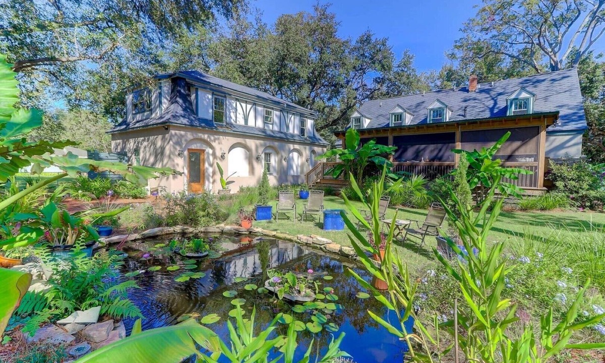 West Ashley House | Stunning Charleston Garden & Private Koi Pond