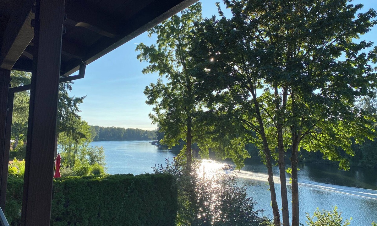 Canby House | Stunning Estate On the River in a State Park with Pool, Swim Spa Horse Corral.