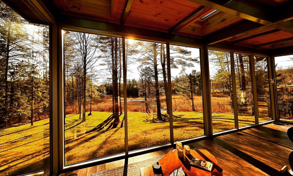 Guilford House | Stunning Glass House nestled in the Vermont wilderness!