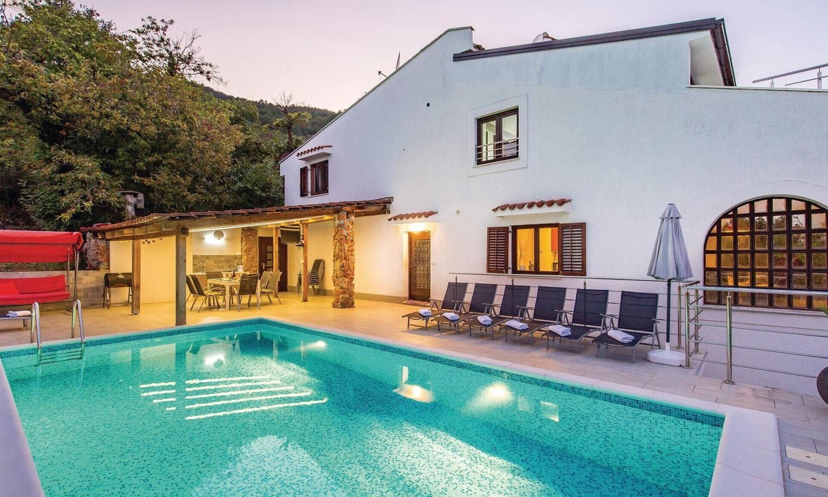 Liganj House | Stunning home in Lovran with private swimming pool, can be inside or outside