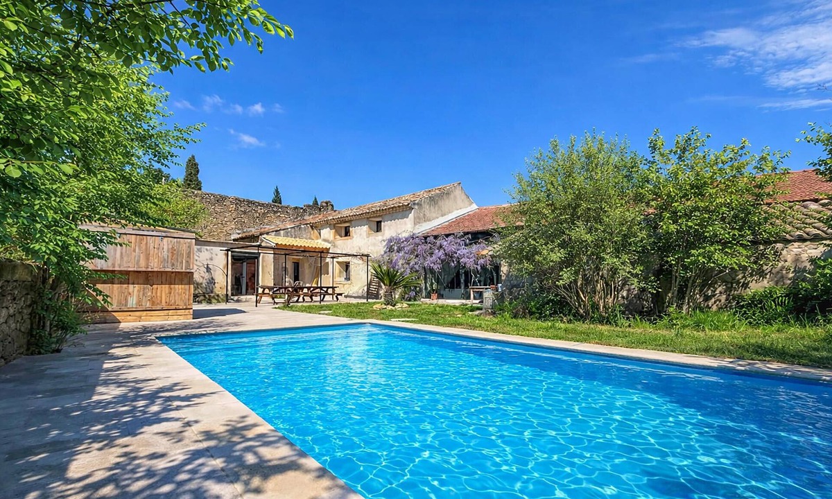Mornas House | Stunning home in Mornas with sauna