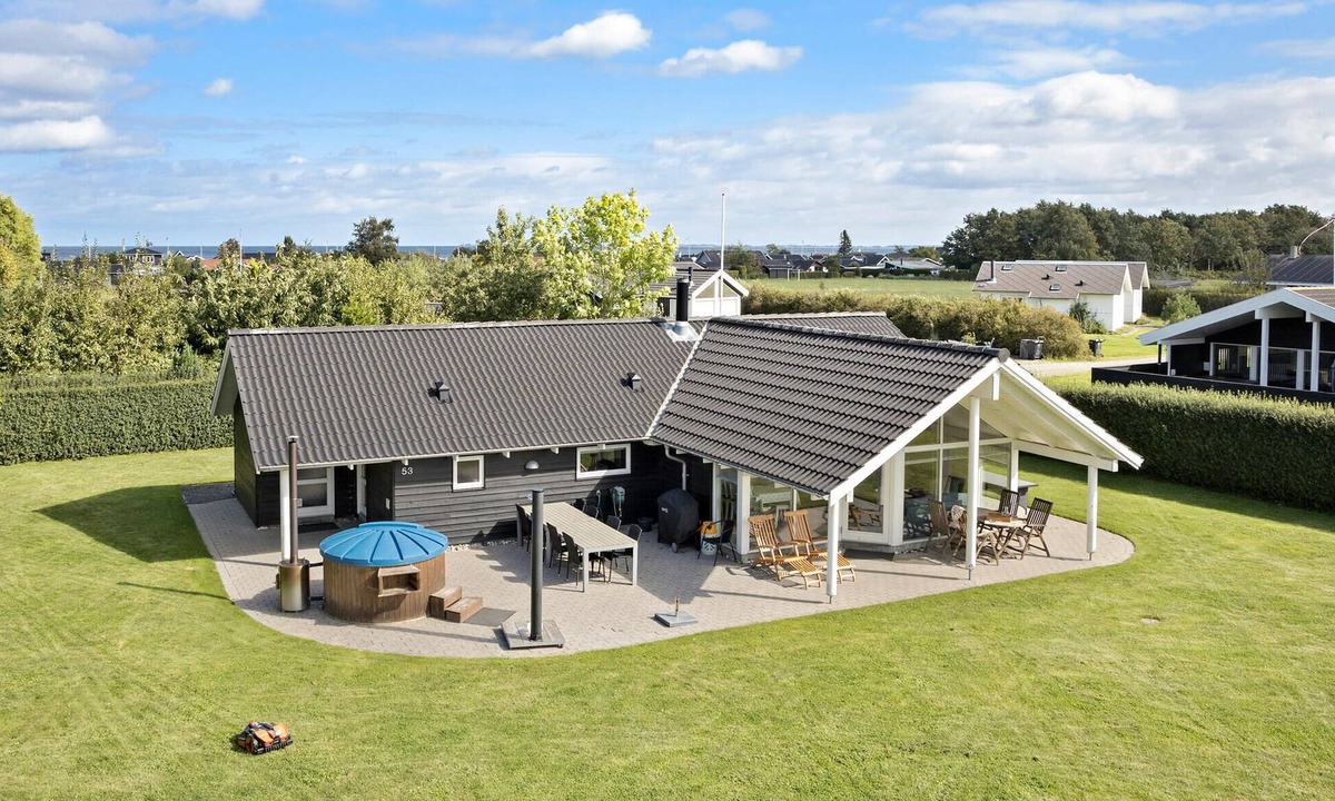 Hasmark Strand House | Stunning home in Otterup with sauna