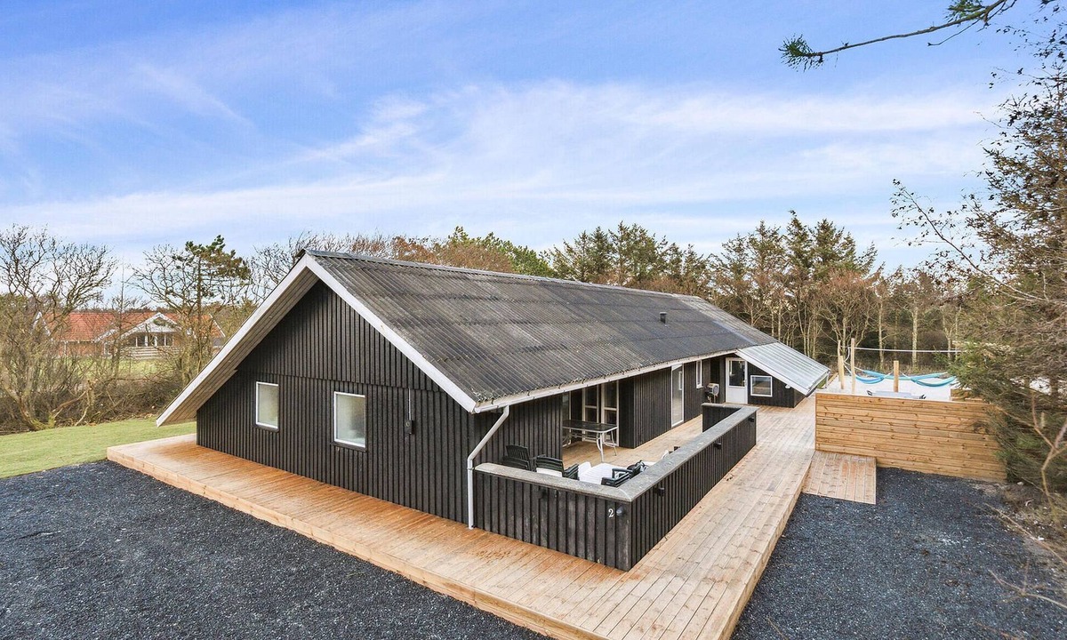 Lodbjerg Hede House | Stunning home in Ringkøbing with sauna
