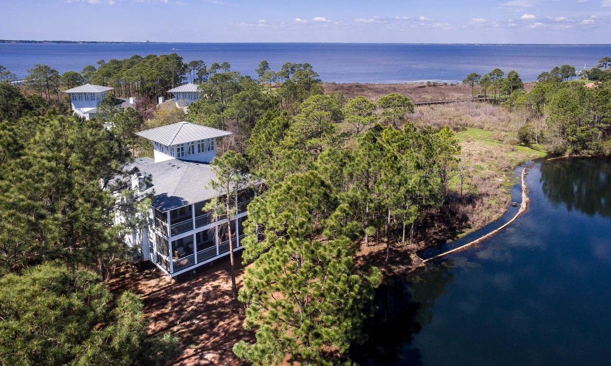 Miramar Beach House | Stunning Home on Golf Course w/Golf Cart & Beach Access