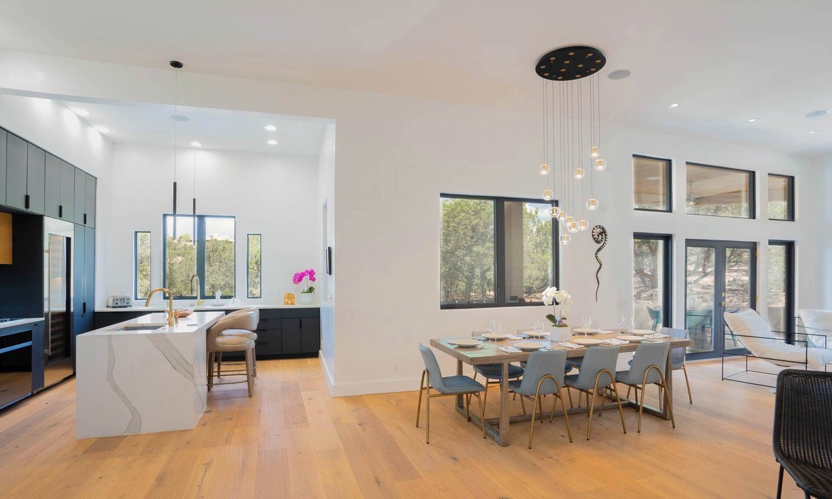 Northeast Santa Fe House | Stunning Modern Home, Hot Tub, Outdoor Fire Pit
