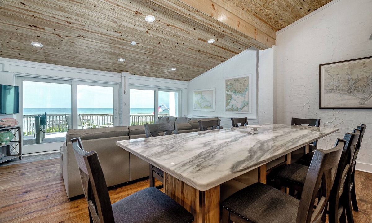 Pine Knoll Shores Condo | Stunning Ocean Front Condo (Oceans 6)