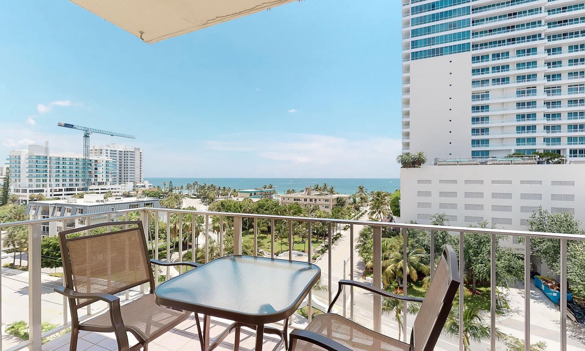 Central Beach Condo | Stunning ocean-facing condo with intercoastal views & balcony -1 block to beach
