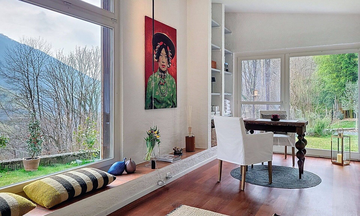 Breggia House | Stunning private villa for 2 guests with patio and panoramic view