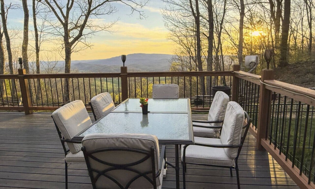 Asbury House | Stunning Property with Sunset Views, 40 ft Deck, and 2 Kitchen Family Areas