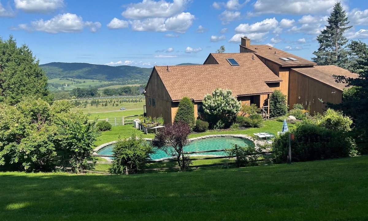 Copake Falls House | Stunning views & charming spacious 4-BR home pool and fireplace in Copake Falls