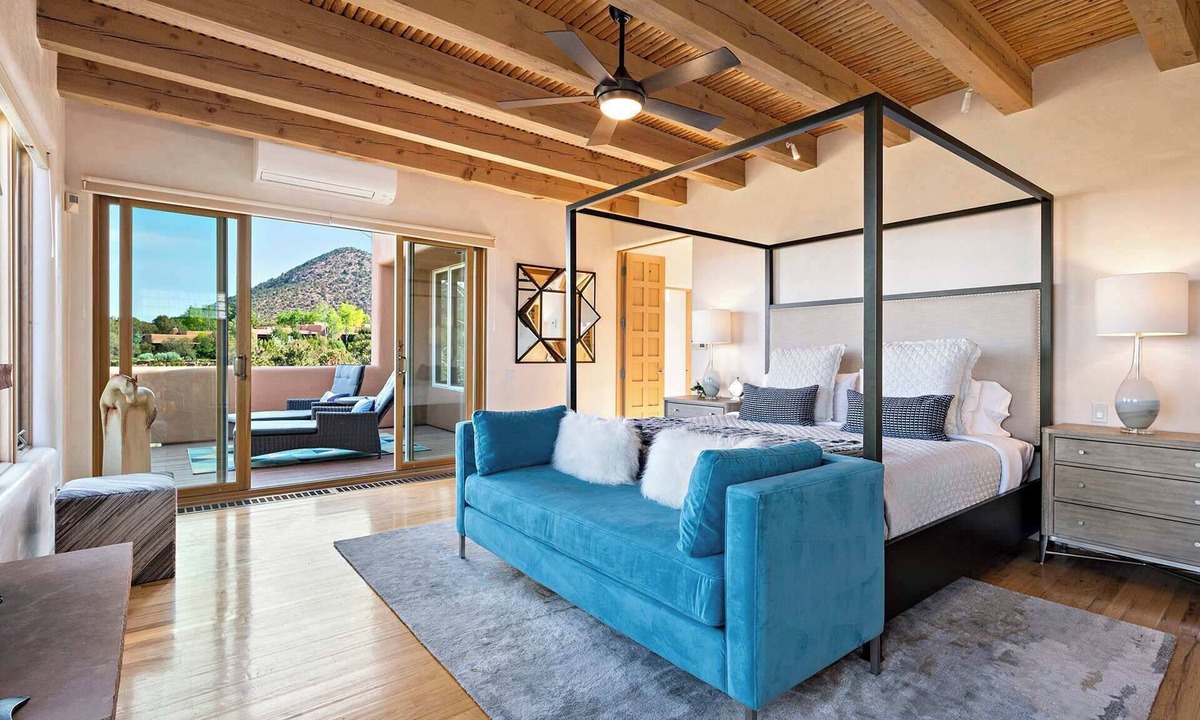 Santa Fe House | Stunning Views, Four Fireplaces, Hot Tub