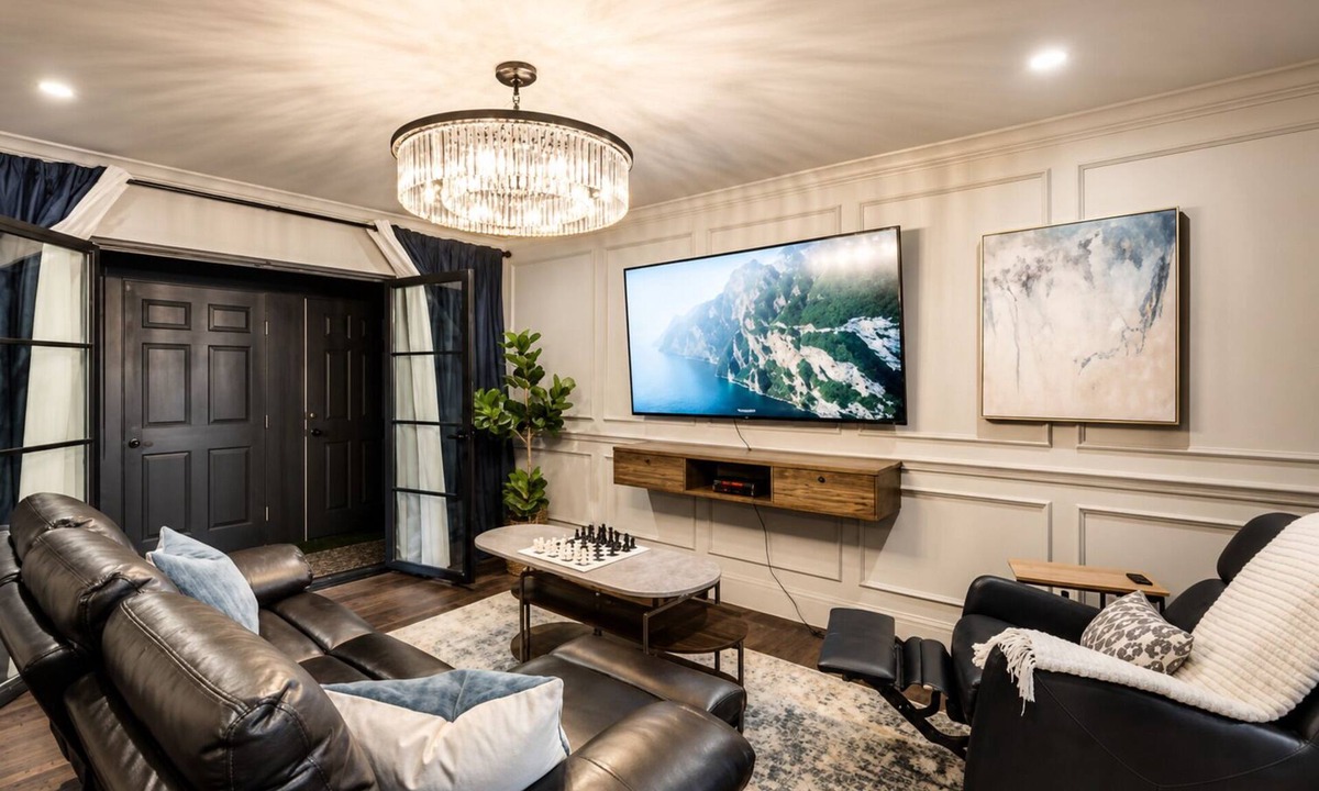 Peak's Suburban Addition Condo | Stylish 1BR furnished condo in Central Dallas featuring a high-end kitchen, king bed, 65” smart TV, and access to an award-winning courtyard retreat.