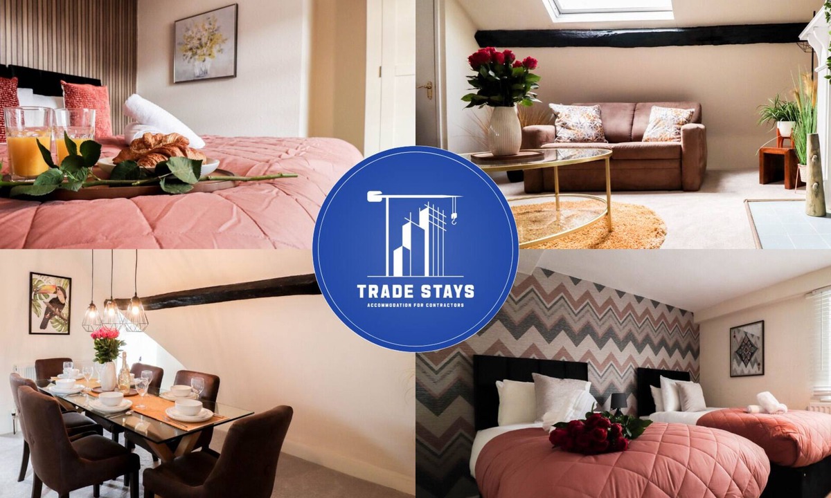 Ryton Apartment | Stylish 3 Bed Flat + Parking