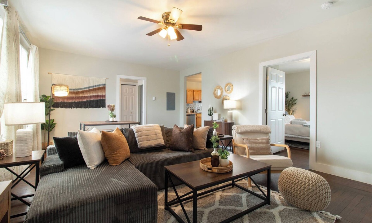 Groton Apartment | Stylish Groton Getaway Updated 2BR close to Navy Base-Casinos-Mystic & more!