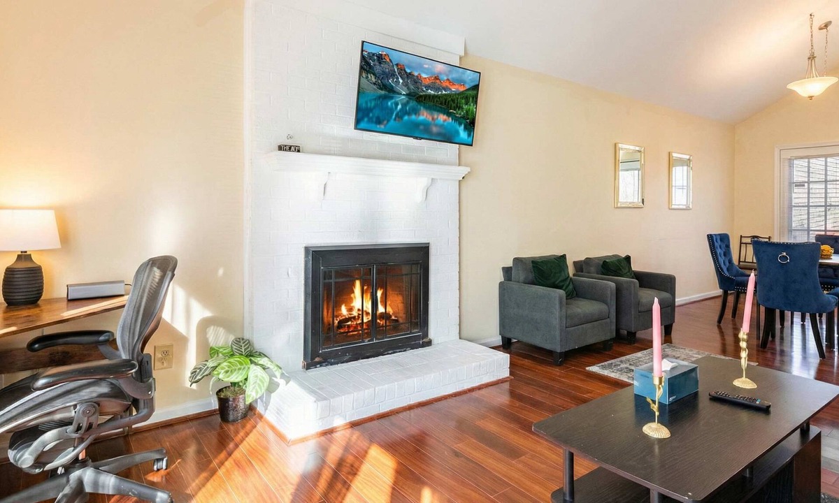 Greensboro House | Stylish Home with BBQ Patio, Prime Greensboro Spot